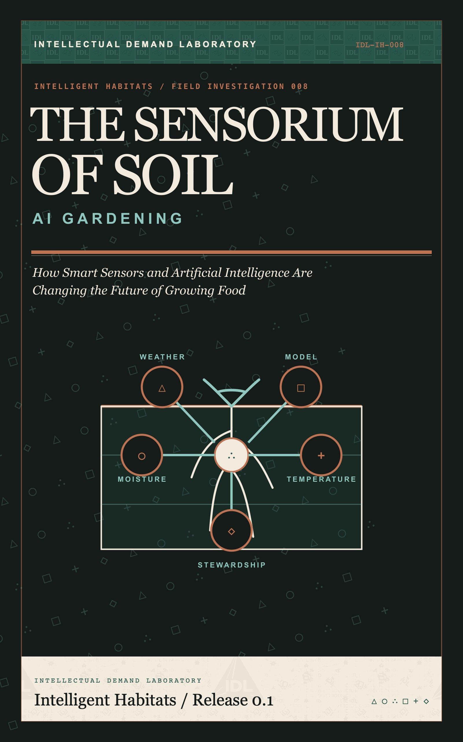 Cover of The Sensorium of Soil: AI Gardening